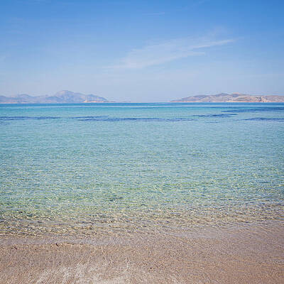 Tranquil Beach with Clear Waters Wall Art