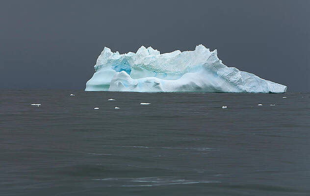 Wall Art featuring the photograph Iceberg, Grandidier Passage,  Antarctic #2 by Eastcott Momatiuk