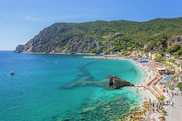 Coastal Wall Art featuring the digital art Italy, Liguria, La Spezia District #2 by Daniel Gatti