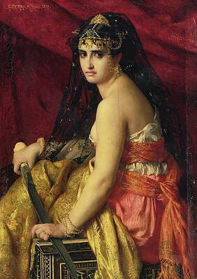Famous Red Dress Paintings for Sale