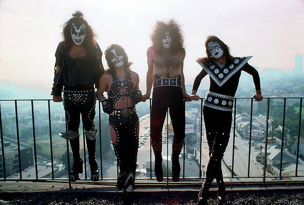 Band Members in Iconic Makeup Wall Art