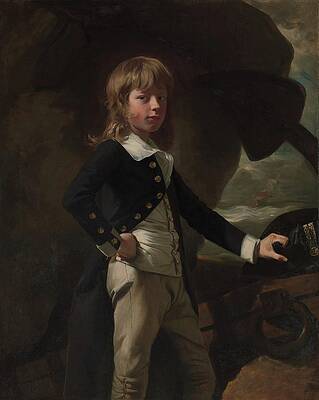 Midshipman Augustus Brine Portrait Painting