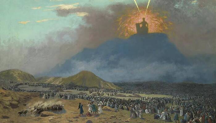 Jean Leon Gerome Painting - Moses On Mount Sinai by Jean-leon Gerome