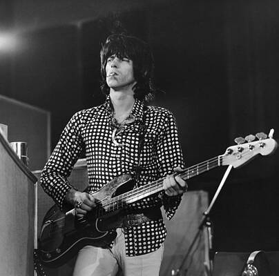 Keith Richards in the Studio Wall Art