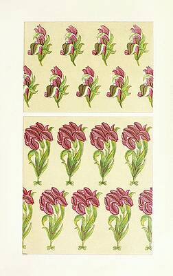 John Charles Robinson Painting - Persian Designs For Textile Fabrics by John Charles Robinson