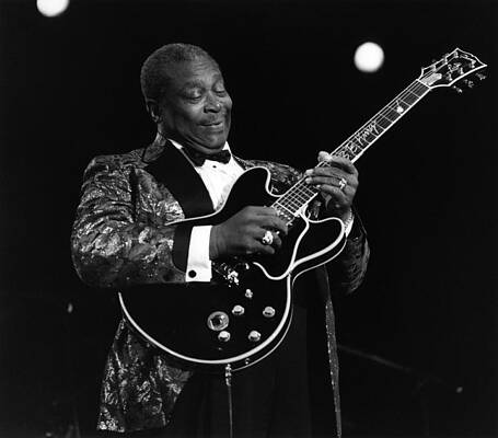 Legendary Blues Guitarist Performing Photograph