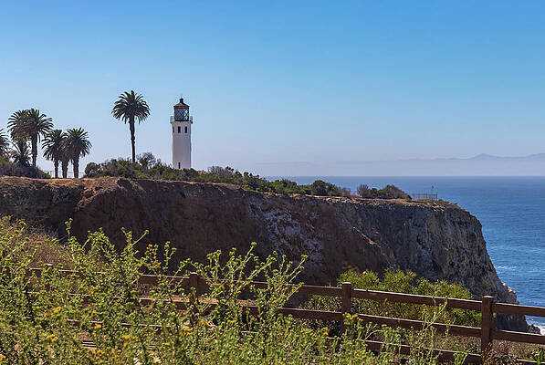 Sky Photograph - Point Vicente Lighthouse #3 by Ed Clark
