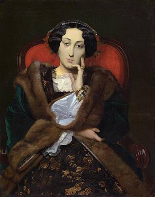 Jean Leon Gerome Painting - Portrait Of A Woman by Jean-leon Gerome