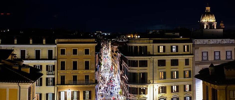 Landmark Photograph - Roma By Night #2 by Robert Grac