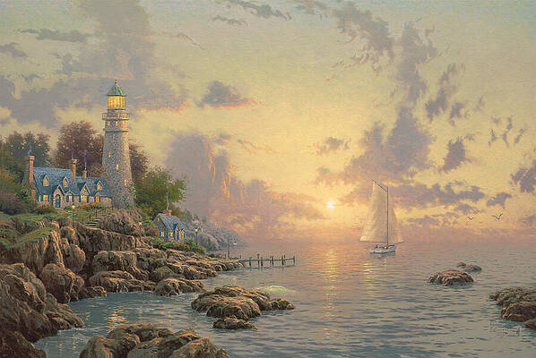 Sunset Wall Art for Sale by Thomas Kinkade