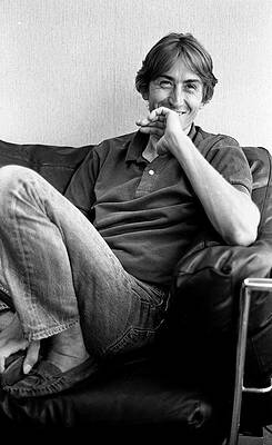 Casual Man Relaxing on Sofa Wall Art