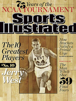 Jerry West Sports Illustrated Cover Photograph