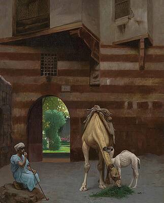 Jean Leon Gerome Painting - The Camel Driver by Jean-leon Gerome