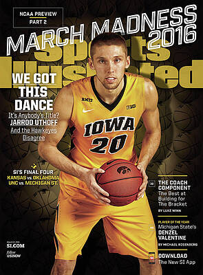 March Madness 2016 Cover with Iowa Player Photograph