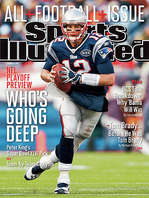 Sports Illustrated Featuring Football Star Photograph