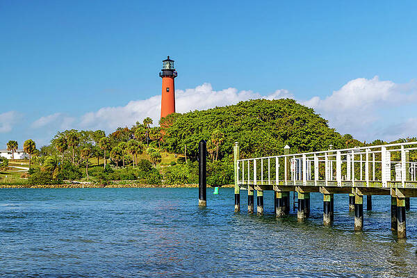 Florida Wall Art featuring the digital art Florida, South Florida, Jupiter, Inlet Light #20 by Laura Diez