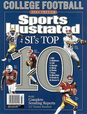 White Photograph - 2004 College Football Preview Issue Sports Illustrated Cover by Sports Illustrated