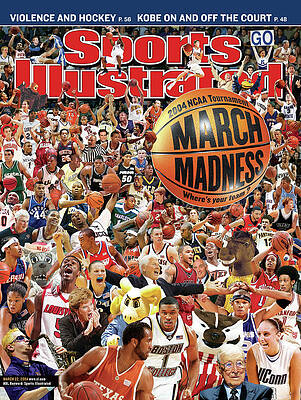 Blue Wall Art featuring the photograph 2004 March Madness College Basketball Preview Sports Illustrated Cover by Sports Illustrated