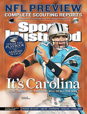 Carolina Panthers NFL Preview Cover Photograph