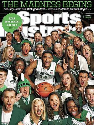 Gary Harris with Michigan State Fans Photograph