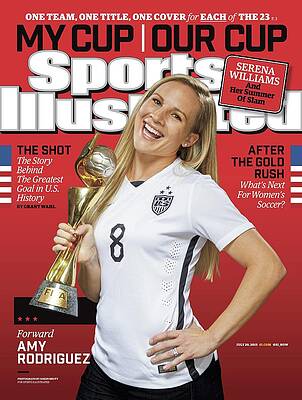 Trophy Photograph - Us Womens National Team 2015 Fifa Womens World Cup Champions Sports Illustrated Cover #23 by Sports Illustrated
