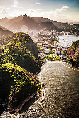 Wall Art featuring the digital art Cityscape, Rio De Janeiro, Brazil #25 by Antonino Bartuccio