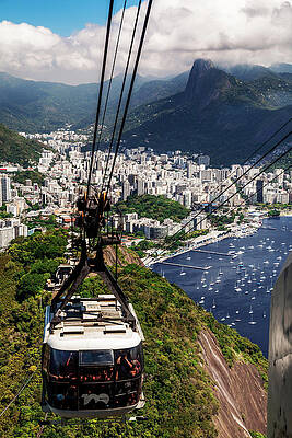 Wall Art featuring the digital art Cityscape, Rio De Janeiro, Brazil #27 by Antonino Bartuccio