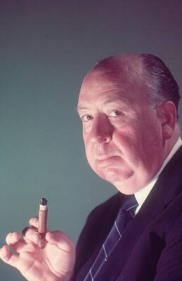 Wall Art featuring the photograph Alfred Hitchcock #3 by Baron