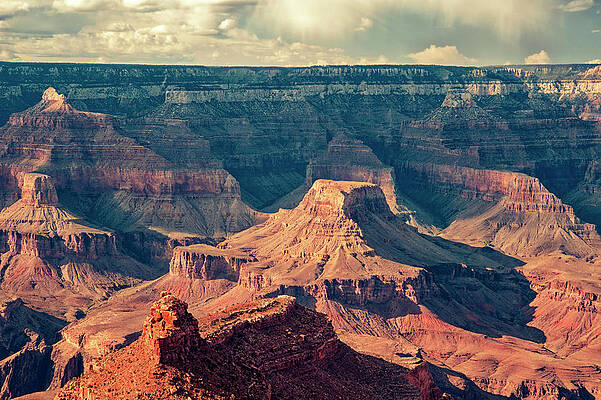 National Parks Wall Art featuring the digital art Arizona, Grand Canyon National Park #3 by Glowcam
