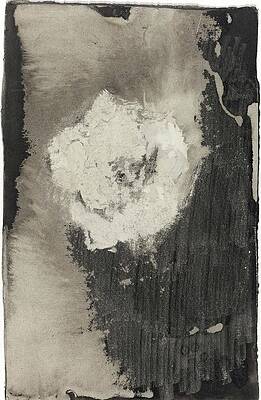 Monochrome Wall Art featuring the painting Bloem by Carel Adolph Lion Cachet