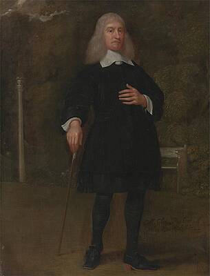 17th Century Painting - Colonel Alexander Popham, Of Littlecote, Wiltshire by Abraham Staphorst