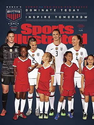 US Women's Soccer Team Spotlight Photograph