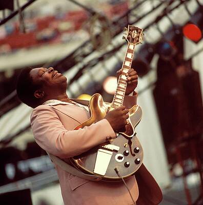 BB King Performing Live on Stage Photograph