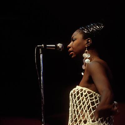 Nina Simone Performing Live Photograph