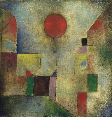 Paul Klee's Red Balloon Wall Art