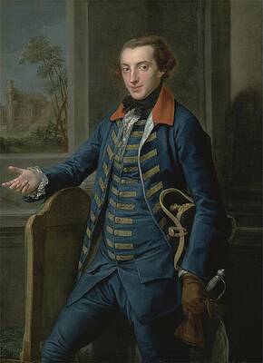 Pompeo Batoni Painting - William Weddell by Pompeo Batoni