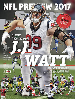 J.J. Watt Sports Magazine Cover Photograph