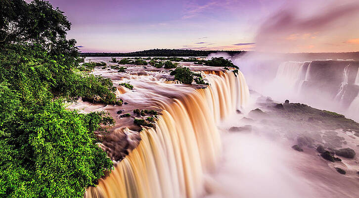 Majestic View of Iguazu Falls Wall Art