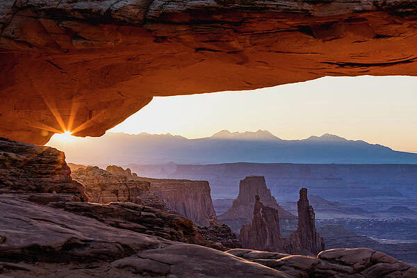 Wall Art featuring the digital art Arch Rock Formation #4 by Maurizio Rellini