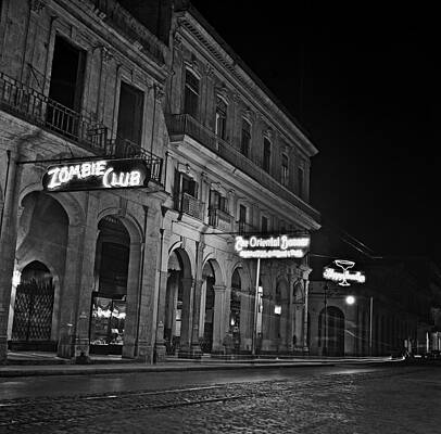 Neon Signs on Urban Building Wall Art