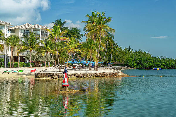 Wall Art featuring the digital art Islamorada, The Keys, Florida #4 by Laura Zeid