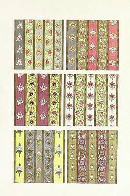 John Charles Robinson Painting - Persian Designs For Textile Fabrics by John Charles Robinson