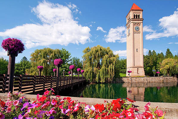 Great Northern Clock Tower in Spokane Wall Art