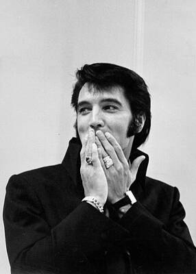 Elvis Presley Pensive Moment Wall Art