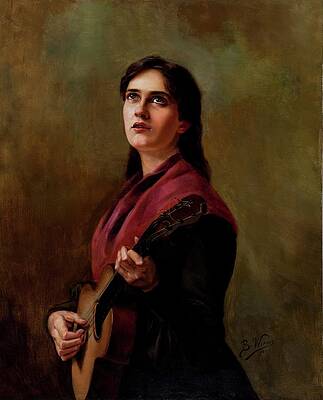 Gaze Painting - Sentimental Song by Berthe Worms