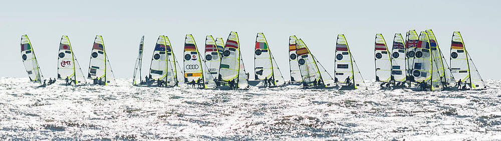 Photograph - 49erFX World Championships 2016 by Steven Sparks