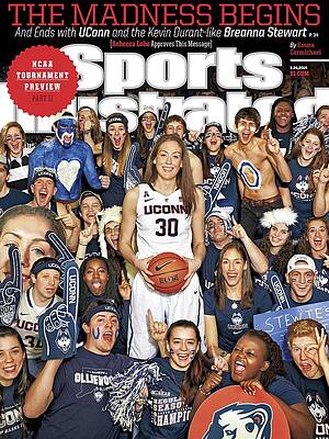 UConn Basketball Excitement Photograph