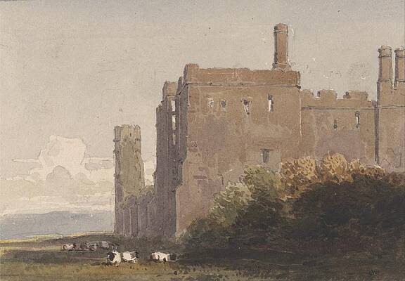 David Cox Painting - Battle Abbey, Sussex by David Cox