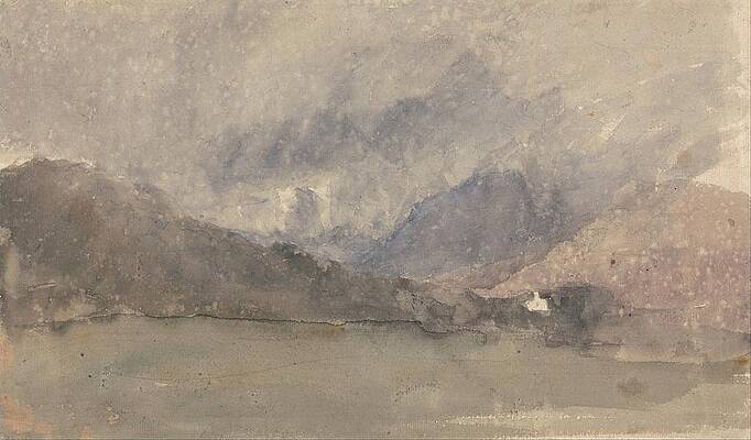 David Cox Painting - Capel Curig, Caernarvonshire, Wales by David Cox
