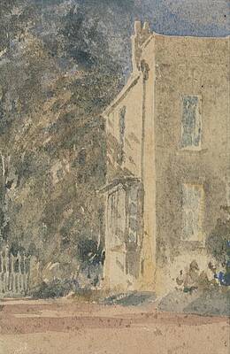 David Cox Painting - Greenfield House by David Cox